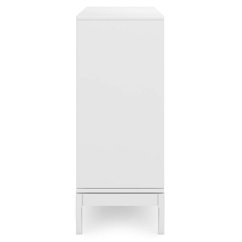 WYKONANA Z LITEGO DREWNA SZAFKA DO PRZECHOWYWANIA W STYLU MID-CENTURY MODERN, O SZEROKOŚCI 48 cali - 48w x 17d x 42 h