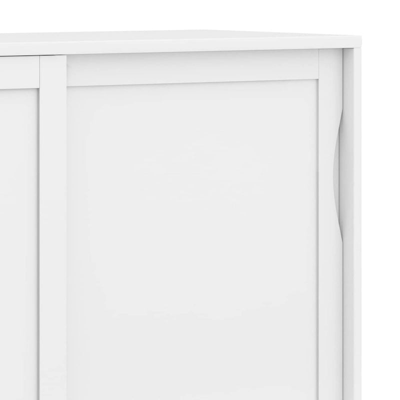 WYKONANA Z LITEGO DREWNA SZAFKA DO PRZECHOWYWANIA W STYLU MID-CENTURY MODERN, O SZEROKOŚCI 48 cali - 48w x 17d x 42 h