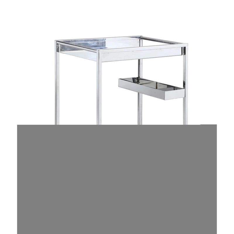 Carrello da tè contemporaneo interamente in metallo - N/D