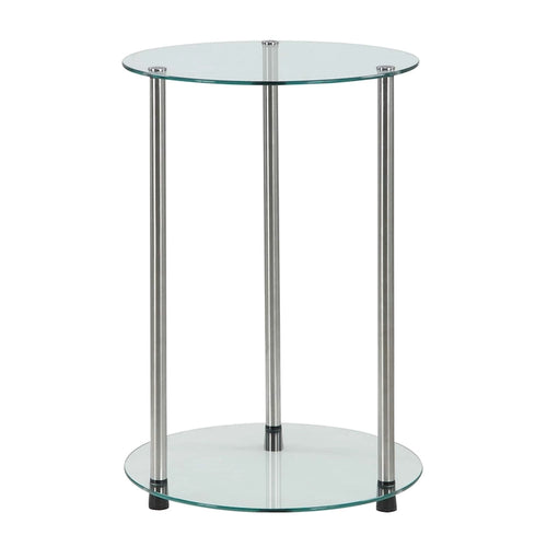 2 Tier Round End Table