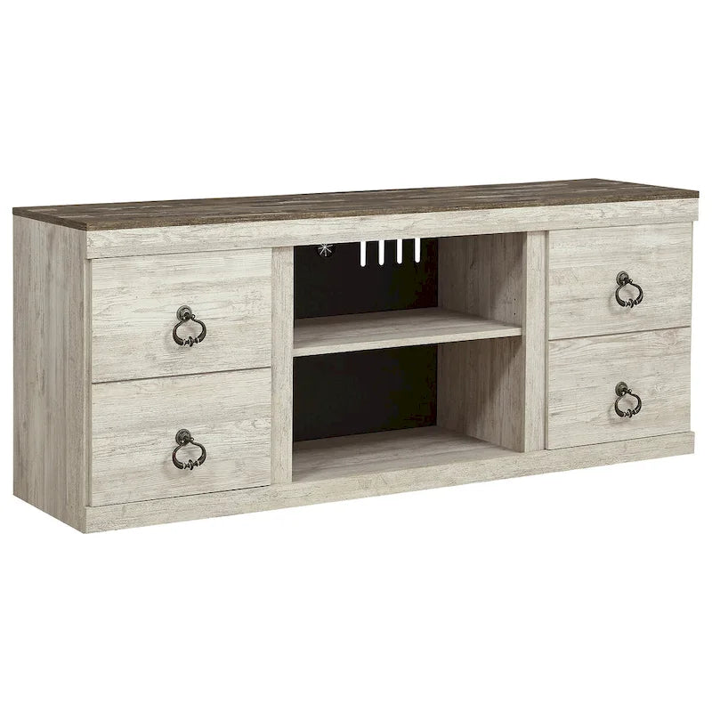 Tv-meubel met houtnerf, 60 inch