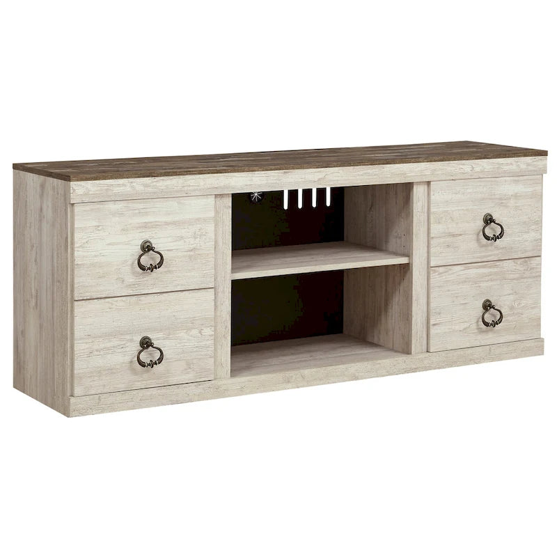 Tv-meubel met houtnerf, 60 inch