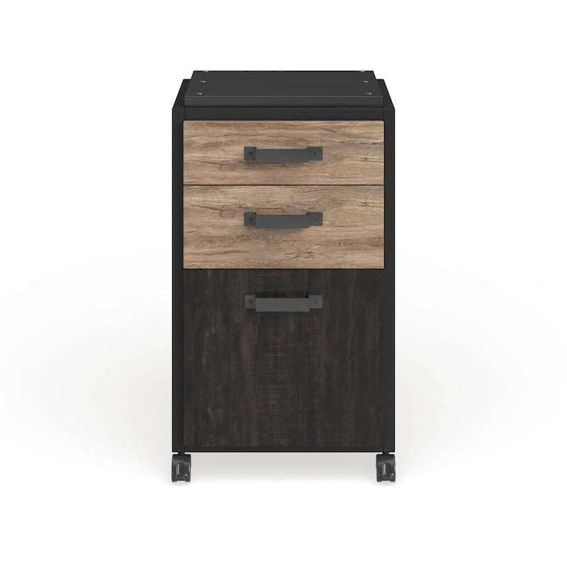 Refinery 3-drawer Mobile File Cabinet