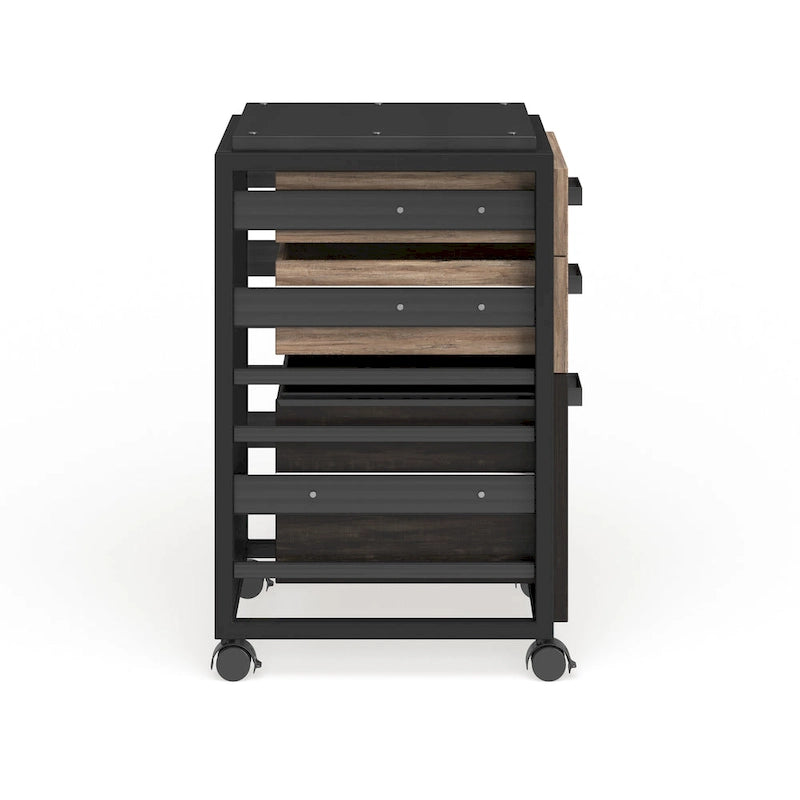 Refinery 3-drawer Mobile File Cabinet