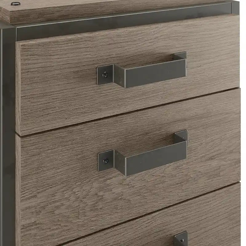 Refinery 3-drawer Mobile File Cabinet