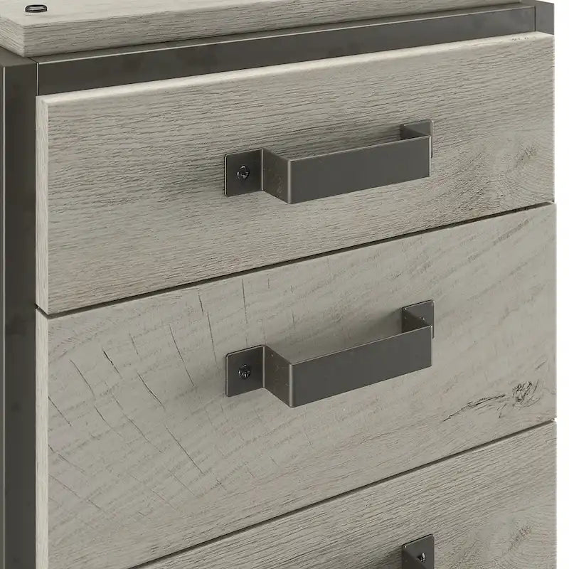 Refinery 3-drawer Mobile File Cabinet