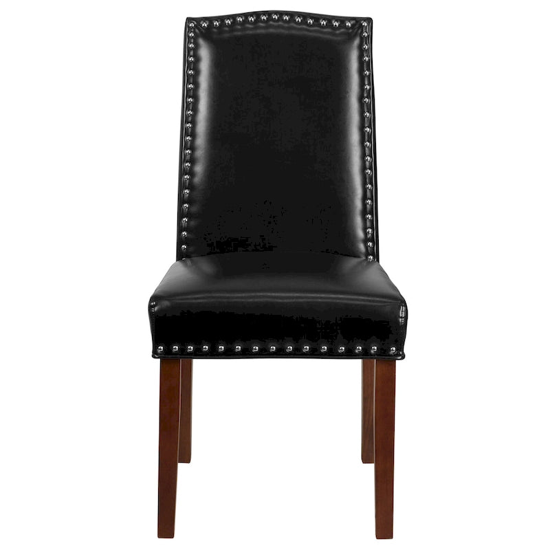 Parsons Chair with Silver Nailhead Trim (Set of 2)