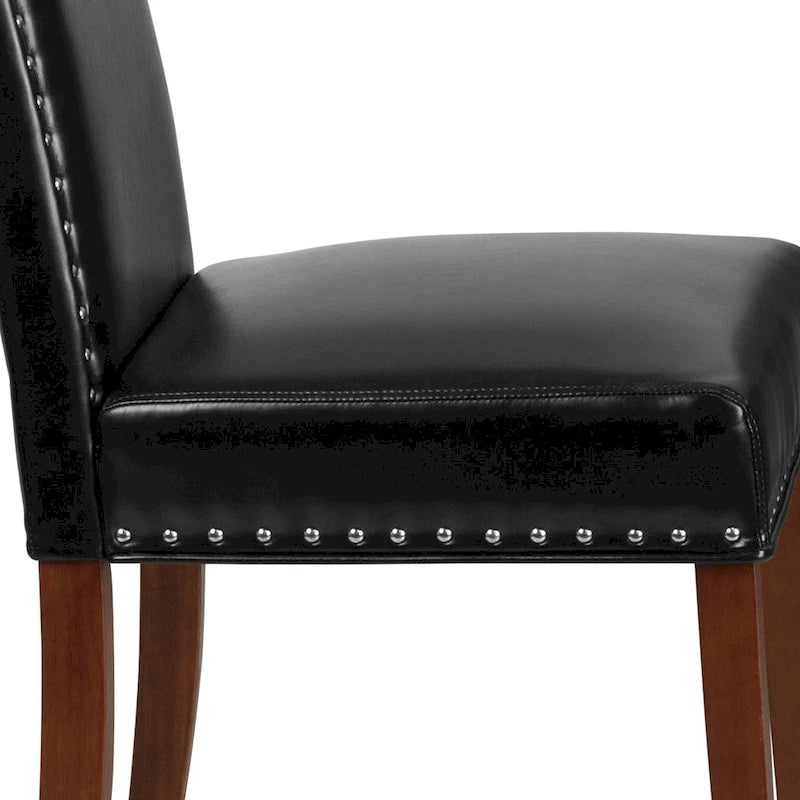Parsons Chair with Silver Nailhead Trim (Set of 2)