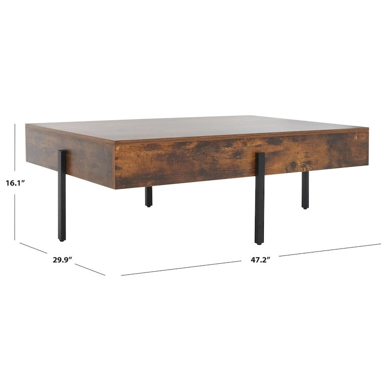 Tavolino da caffè - 47 W x 30 D x 16 H - 47Wx30Dx16H