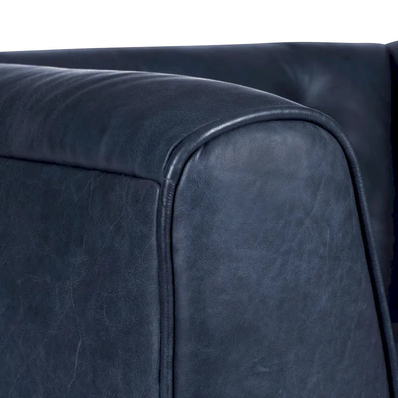 Lounge-Sessel - Vollnarbiges echtes italienisches Leder
