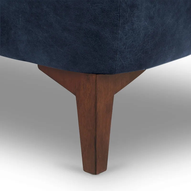 Lounge-Sessel - Vollnarbiges echtes italienisches Leder